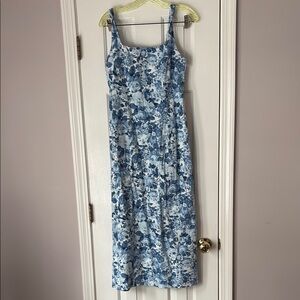NWT Abercrombie & Fitch Blue Floral Dress